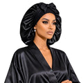 Satin Hair Bonnet for Sleeping – Adjustable Stretch Tie