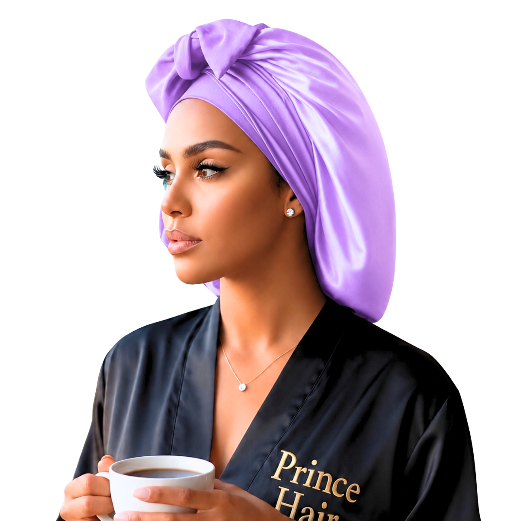 Satin Hair Bonnet for Sleeping – Adjustable Stretch Tie