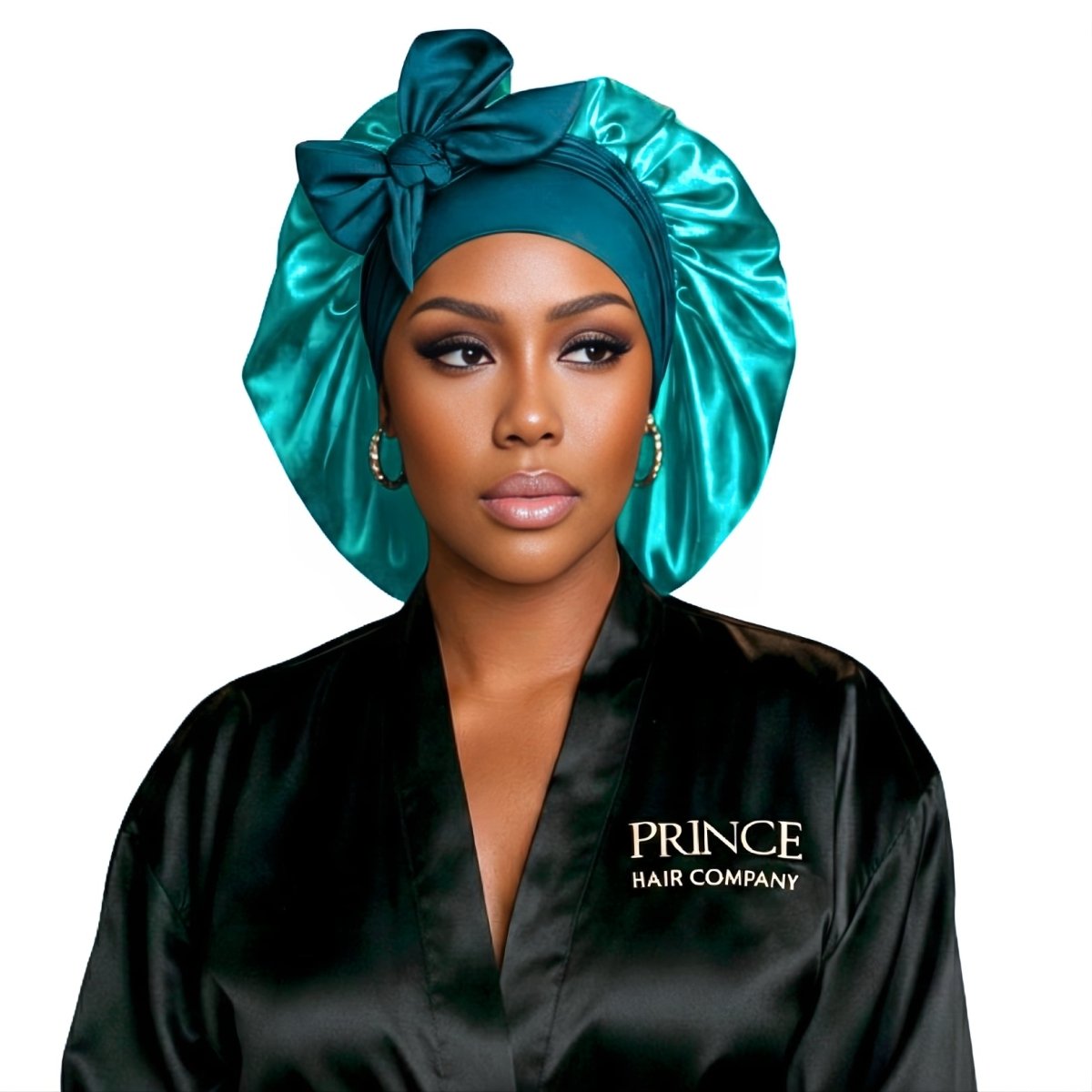 Satin Hair Bonnet for Sleeping – Adjustable Stretch Tie