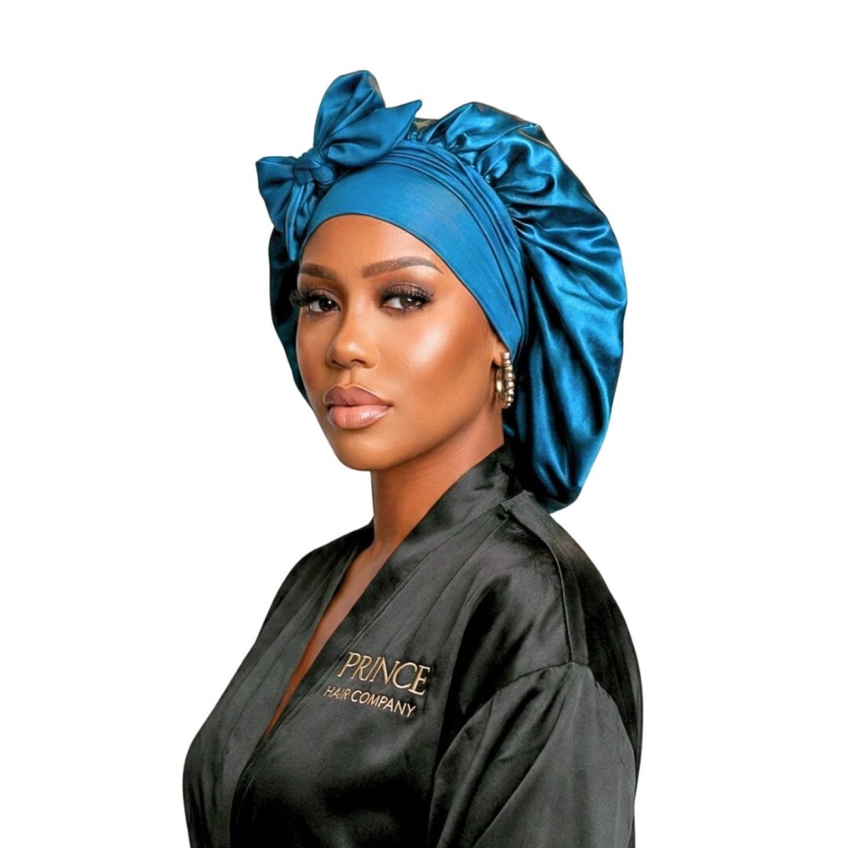 Satin Hair Bonnet for Sleeping – Adjustable Stretch Tie