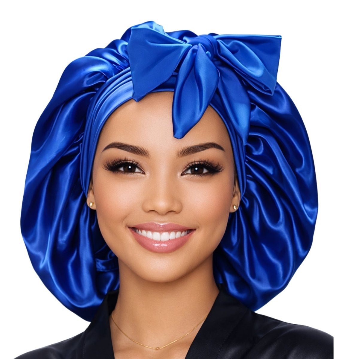 Satin Hair Bonnet for Sleeping – Adjustable Stretch Tie