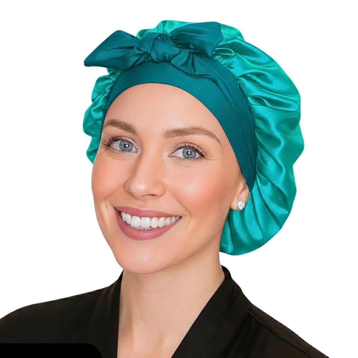 Satin Hair Bonnet for Sleeping – Adjustable Stretch Tie