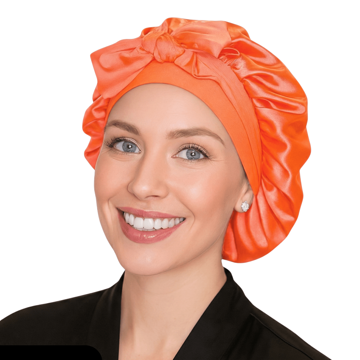 Satin Hair Bonnet for Sleeping – Adjustable Stretch Tie