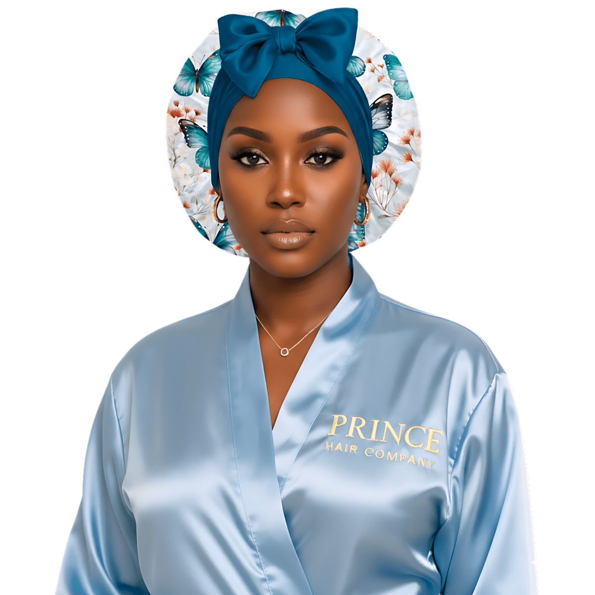 Satin Hair Bonnet for Sleeping – Adjustable Stretch Tie