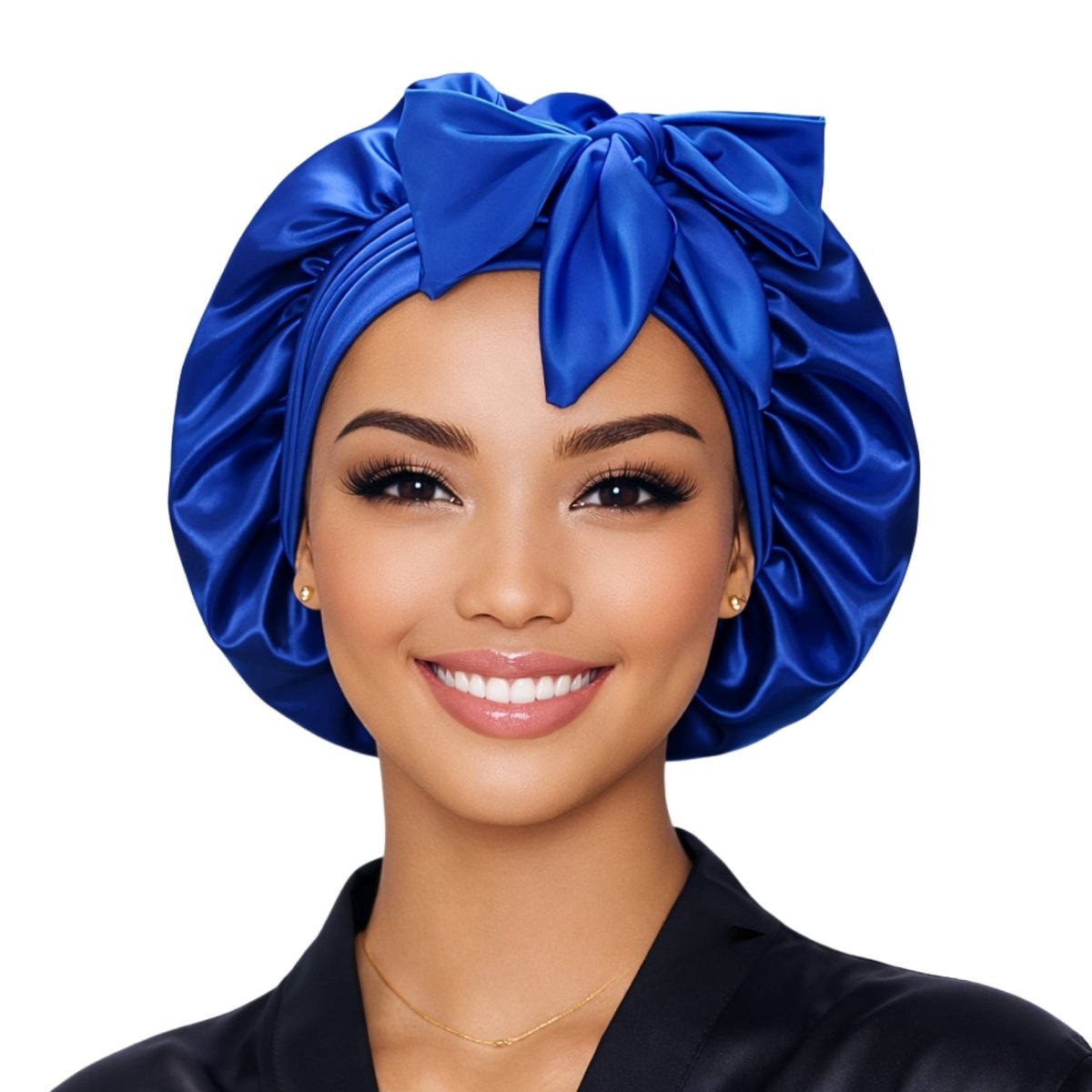 Satin Hair Bonnet for Sleeping – Adjustable Stretch Tie